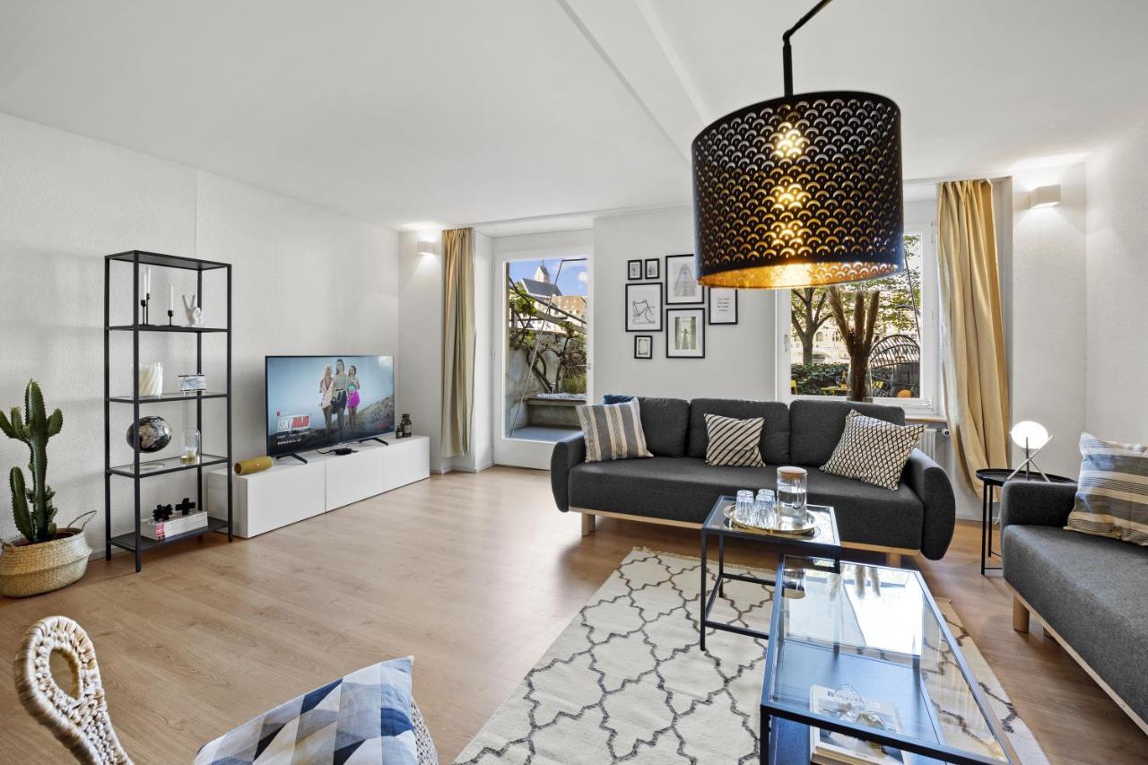Апартаменты True Basel - Zentral I Terrasse Mit Rheinblick Экстерьер фото