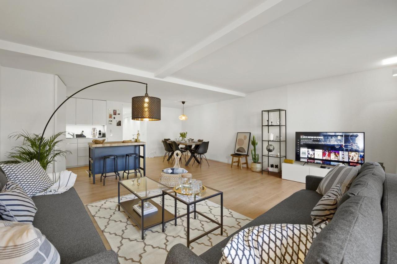 Апартаменты True Basel - Zentral I Terrasse Mit Rheinblick Экстерьер фото