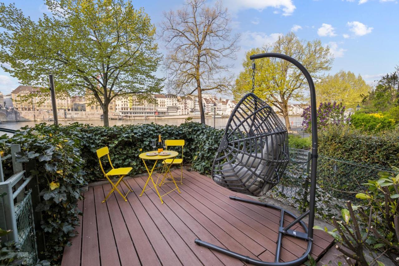 Апартаменты True Basel - Zentral I Terrasse Mit Rheinblick Экстерьер фото