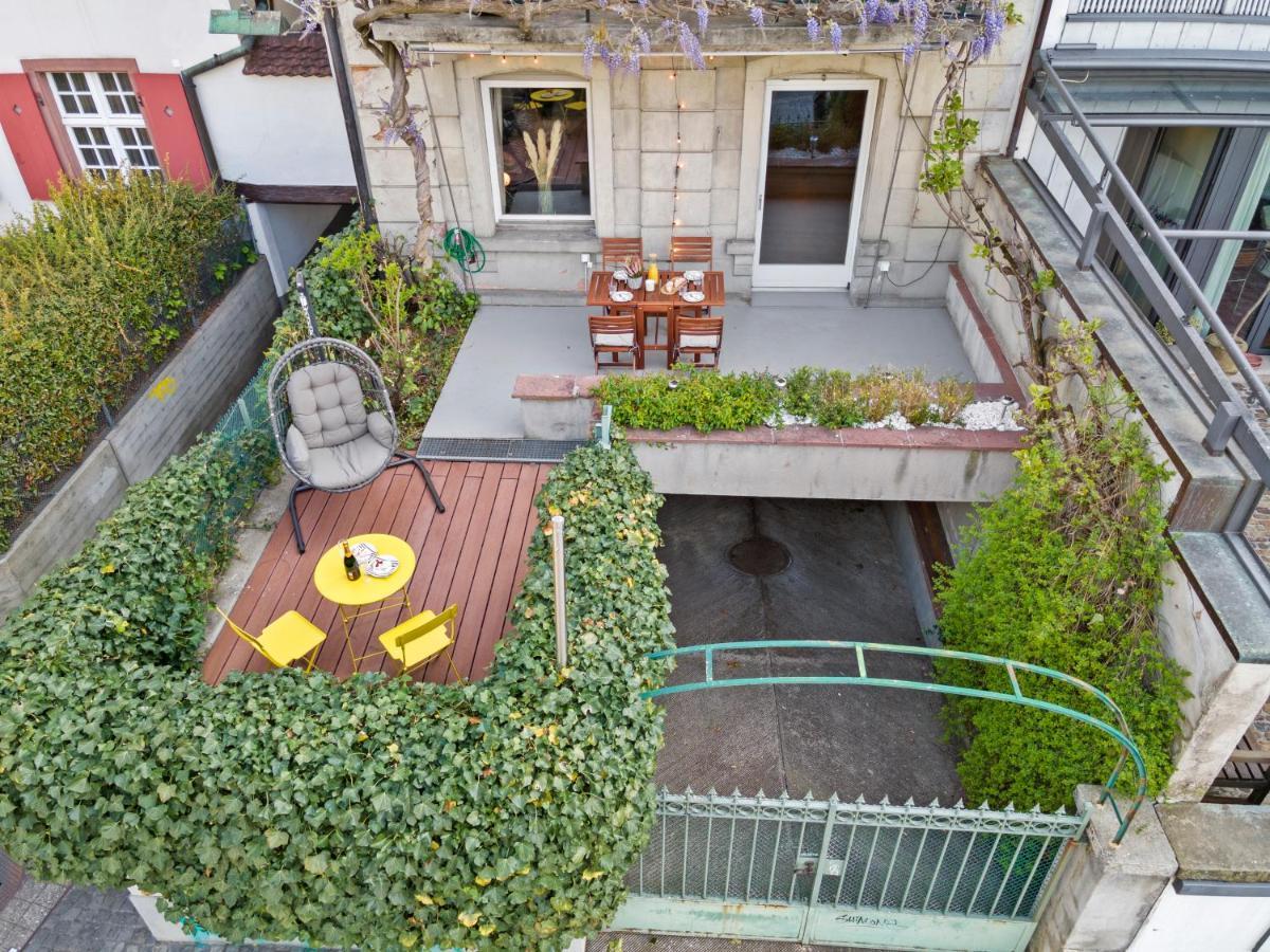 Апартаменты True Basel - Zentral I Terrasse Mit Rheinblick Экстерьер фото
