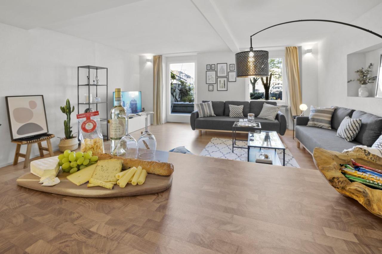 Апартаменты True Basel - Zentral I Terrasse Mit Rheinblick Экстерьер фото